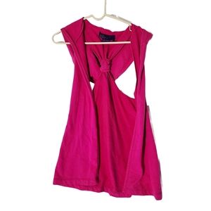 Miley Cyrus Hooded Sleeveless Vest